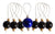 Zooni Stitch Markers in Coloured Beads