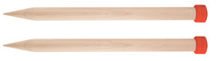 Jumbo Basix Birch Single Pointed Needles 14" (35 CM)