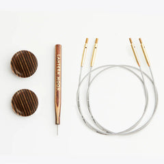 LANTERN MOON - Fixed Cords - Each pack contains 2 cords, 2 wooden end caps, and 1 tightening tool.